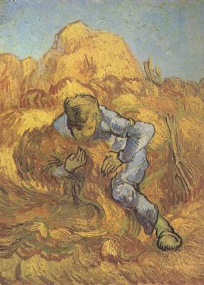 Vincent Van Gogh The Sheaf-Binder (nn04) oil painting picture